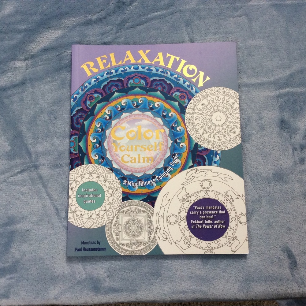 Color Yourself Calm Relaxation Adult Coloring Book